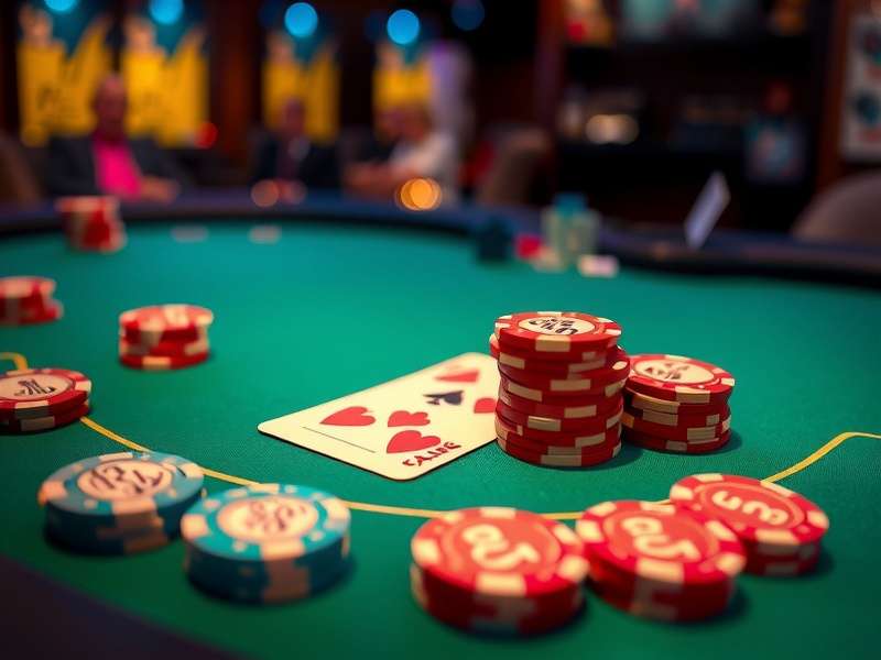 Zynga Poker gameplay screenshot showing a Texas Hold'em table