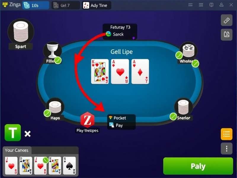 Screenshot of the Zynga Poker Add-On purchase pop-up on a mobile device